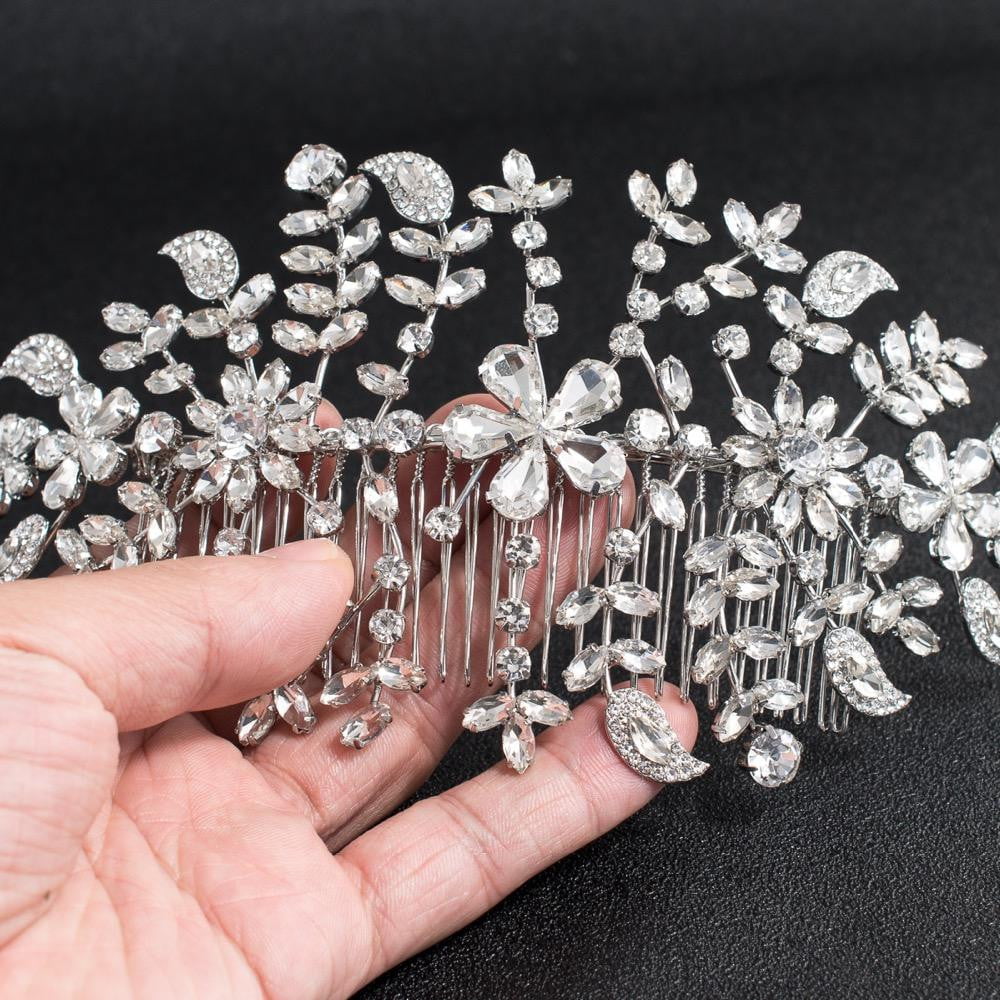 Crystals Rhinestone Big Bridal Wedding Headbands Tiara Hairband Hair Accessories HG085 - sepbridals