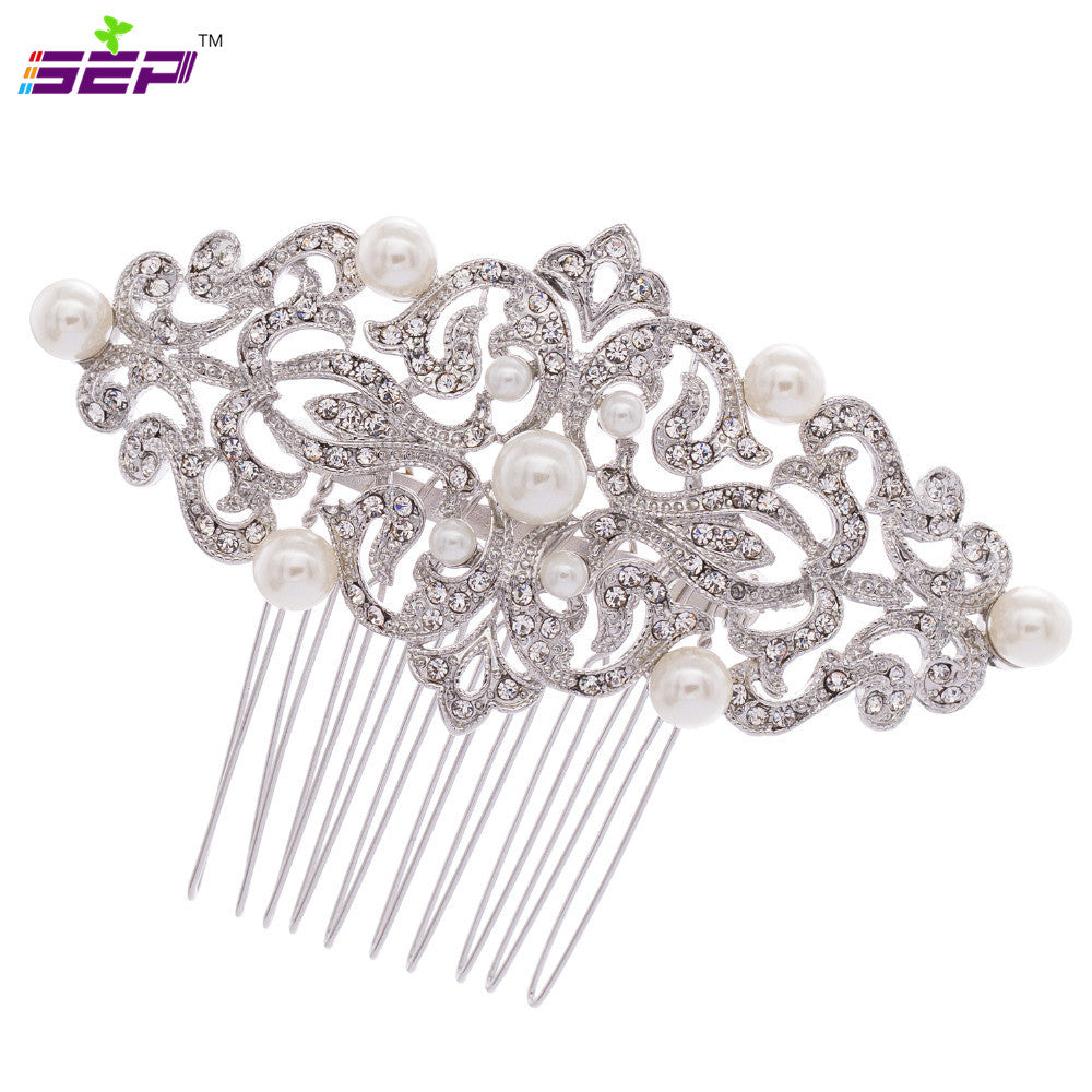 Rhinestone Crystals Hairpins Bridal Wedding Hair Combs CO1456R1 - sepbridals