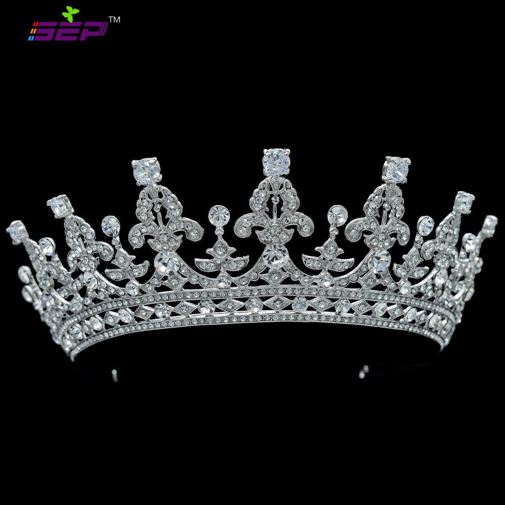 Crystals wedding bridal classic tiara crown diadem  05365R - sepbridals