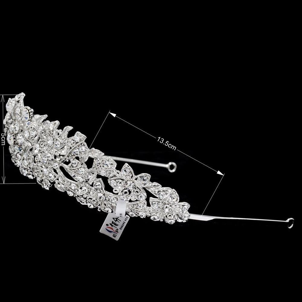 Austrian Crystals wedding bridal royal tiara diadem crown JHA4714-6 - sepbridals