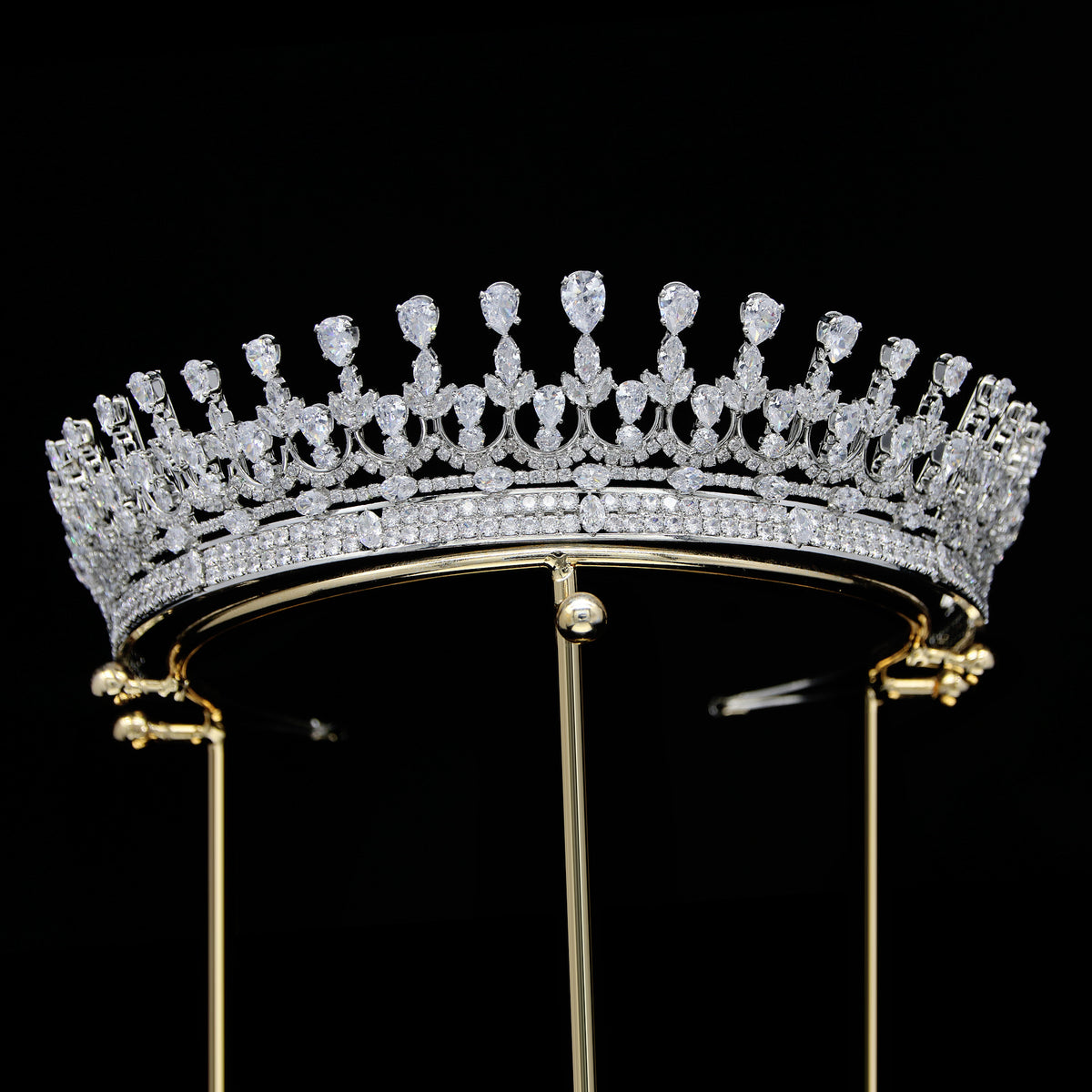 Fashion Zirconia Wedding Tiara,Women's Crystal Tiara for Bride,Prom,G ...