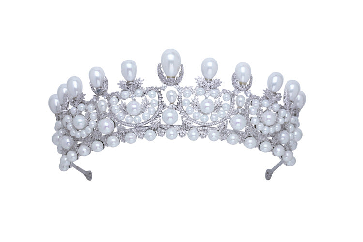 Empress Eugenie Pearl and Diamond Tiara at Louvre Museum