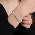 Beauty Flower 5a Cubic Zirconia Bracelet Chains For Women - CK10127