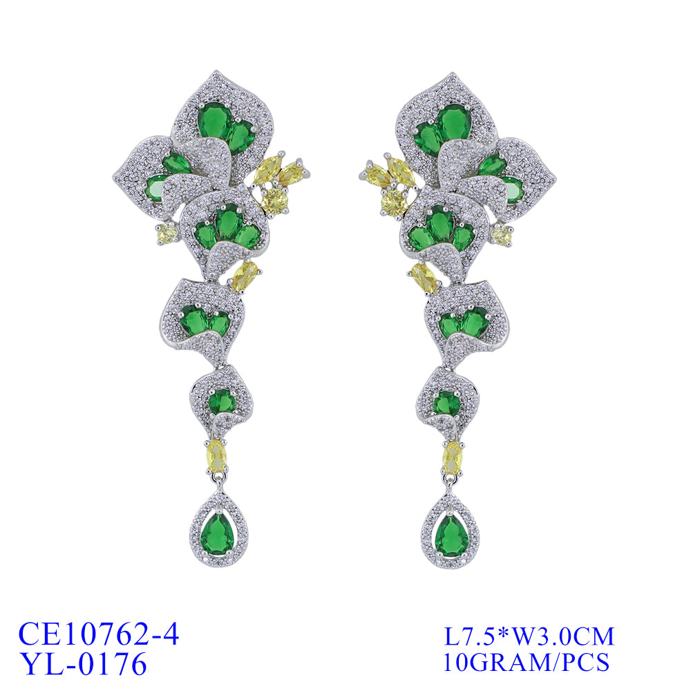 Cubic Zirconia  Earring Women Dangle Earrings CE10762 - sepbridals