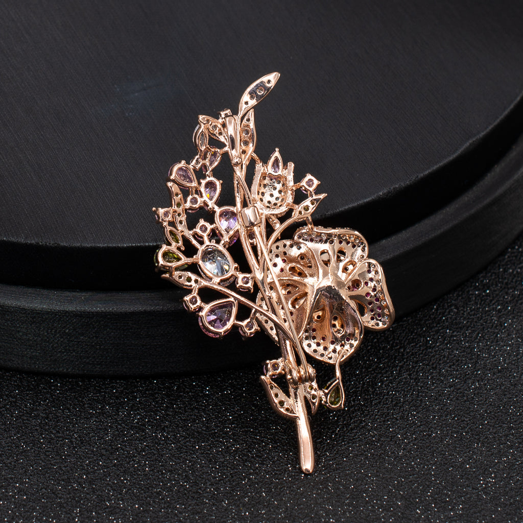 Fashion Pink Crystal Cubic Zirconia Bridal Jewelry  32977218637 - sepbridals