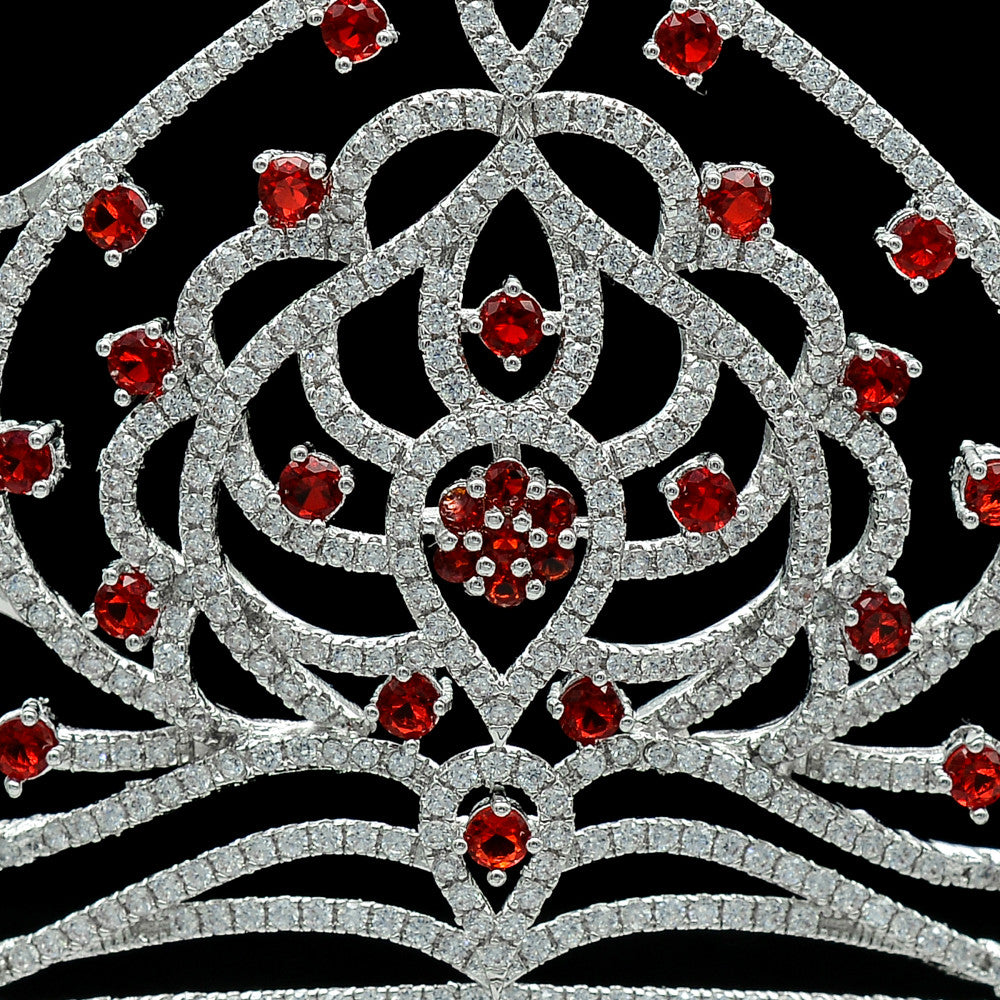 Cubic zircon wedding bridal tiara diadem hair jewelry TR15060 - sepbridals