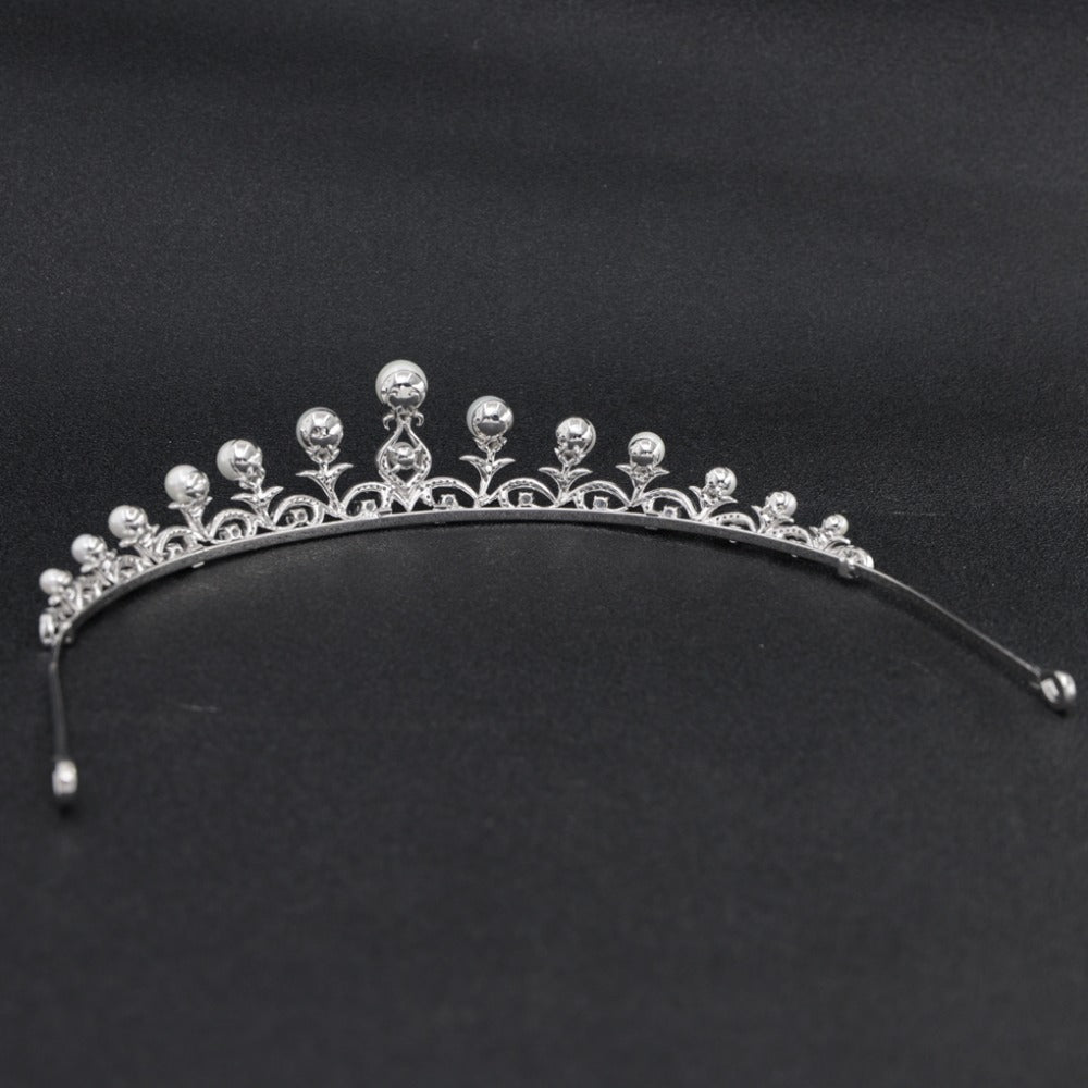 Cubic zircon wedding  bridal royal tiara diadem crown CH10046 - sepbridals