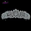 Österreichische Kristalle Hochzeit Braut königliche Tiara Diadem Krone JHA4714-6