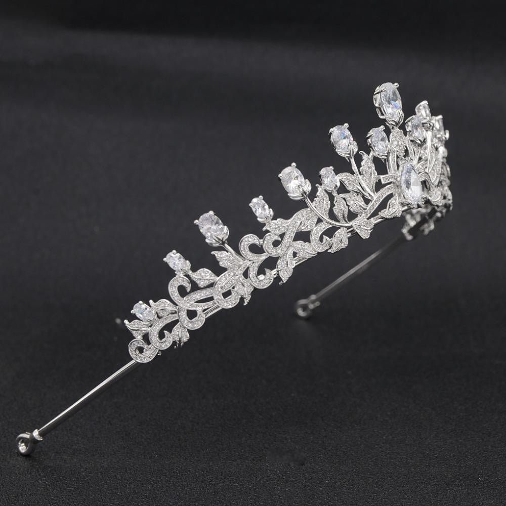 Cubic Zirconia Wedding Bridal Tiara Crown  CH10099 - sepbridals
