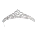 Zircon Tiara for Wedding - Bridal Crown Tiara - CH10144