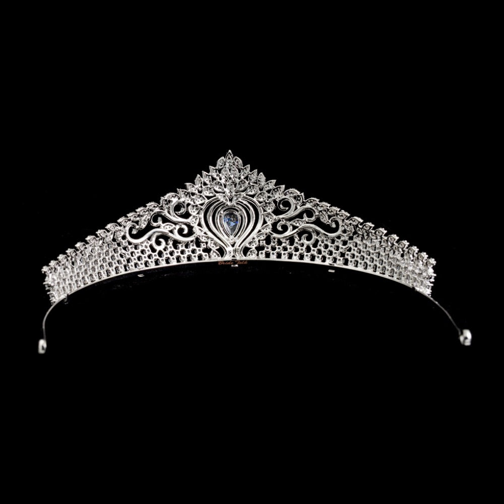 Cubic Zirconia Bridal Wedding Tiara Crown S16420 - sepbridals