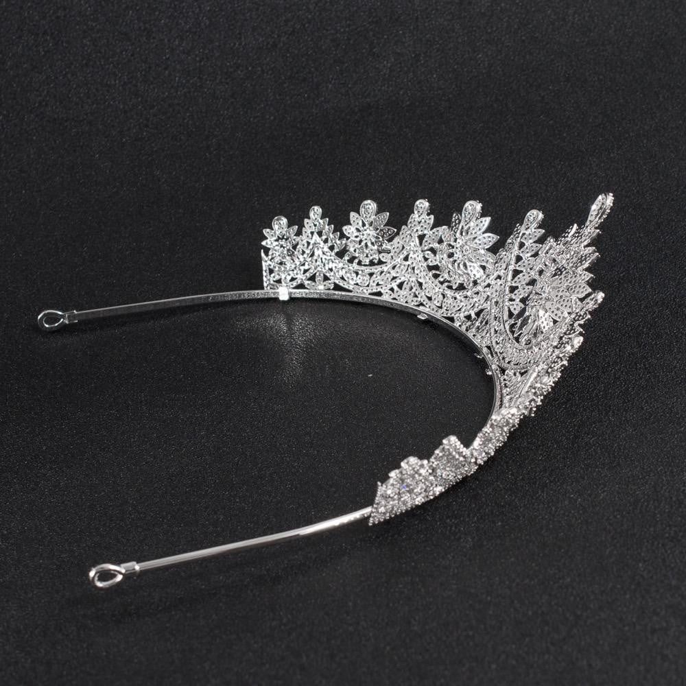 Cubic zirconia wedding bridal tiara diadem hair jewelry CH10131 - sepbridals