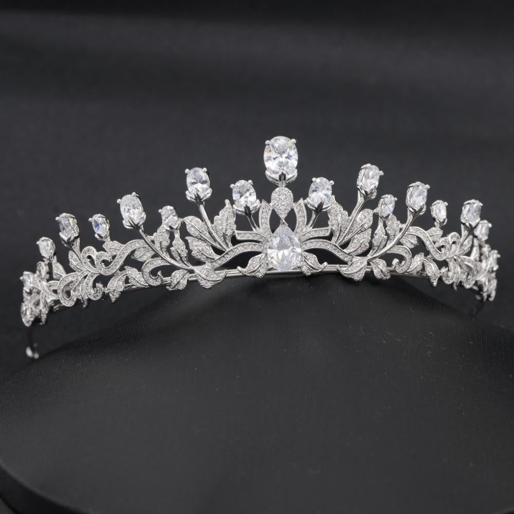 Cubic Zirconia Wedding Bridal Tiara Crown  CH10099 - sepbridals