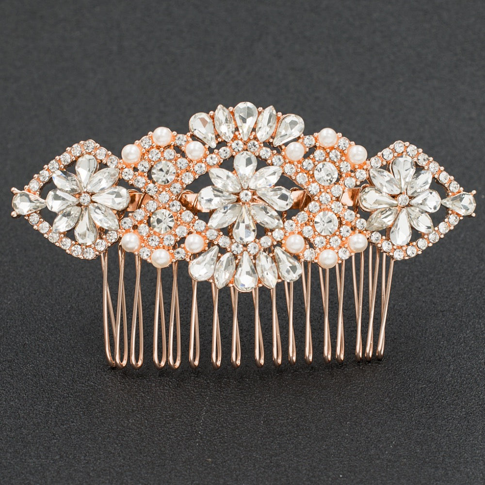 Rhinestone Crystal Wedding Bridal Hair Comb Accessories GT4391 - sepbridals