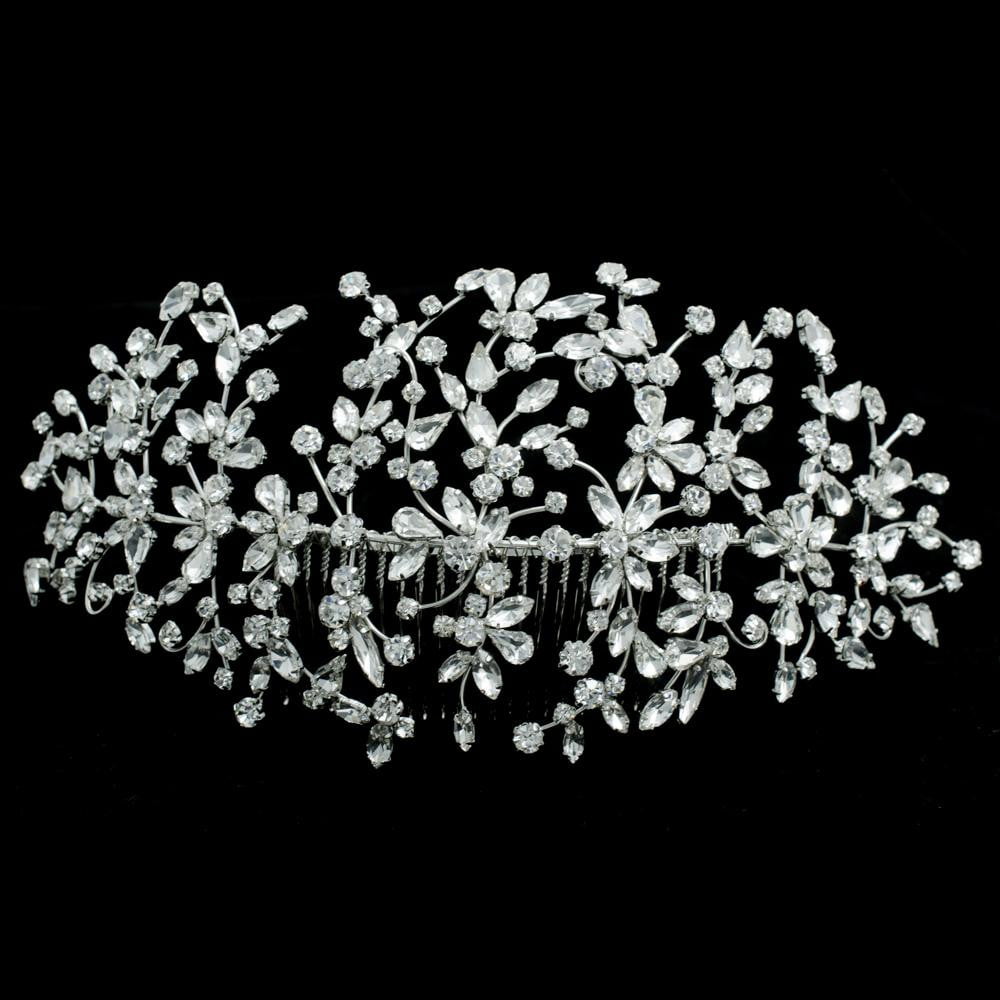 Crystals Rhinestone Big Bridal Wedding Headbands Hair Combs 0621R - sepbridals