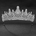 Cubic Zirconia Tiara for Wedding, Crystals Bride Tiara Diadem hair Jewelry - CH10150