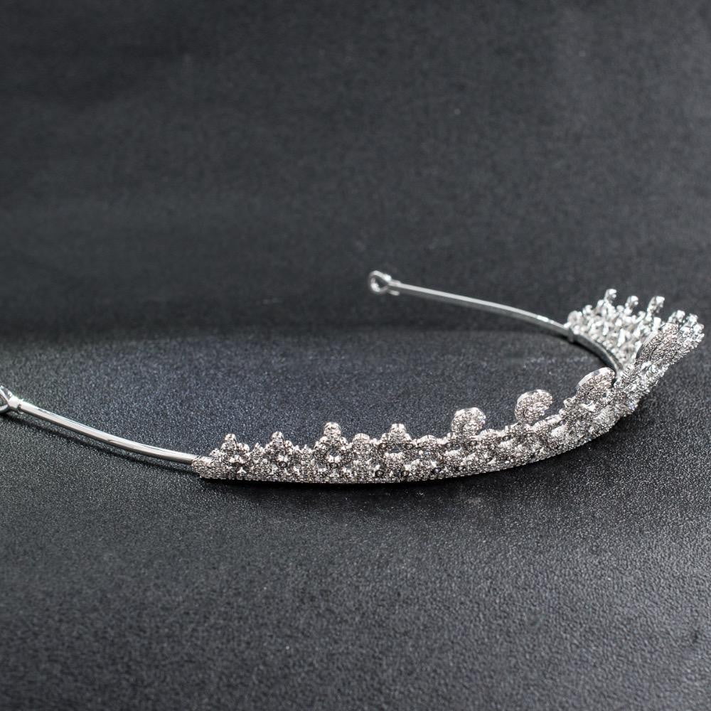 Cubic zirconia wedding bridal tiara diadem hair jewelry CH10142 - sepbridals