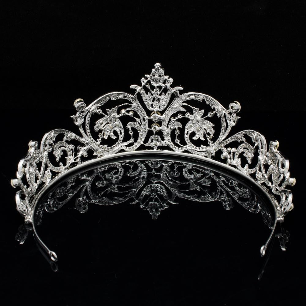 Real Austrian crystals Princess Tiara Diadem for Wedding XBY158 - sepbridals