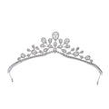 Couronne de diadème de mariage en zircone cubique de conception classique CH10343